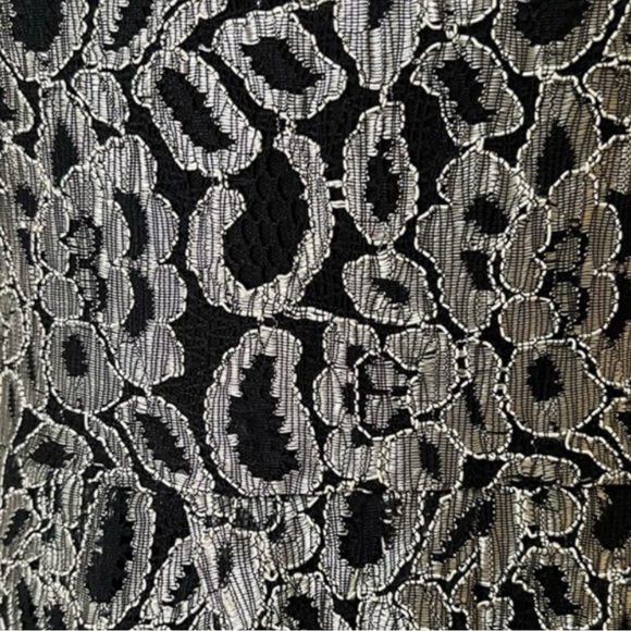 Valerie Bertinelli | Women’s Black Lace Dress Size Small - Picture 10 of 14